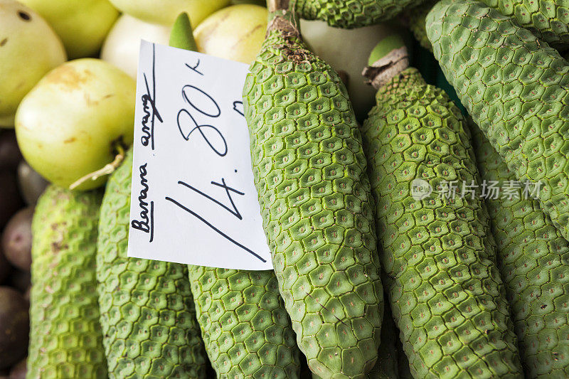 葡萄牙马德拉，Funchal 'Mercado dos Lavradores'市场大厅